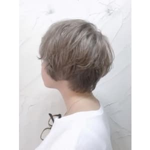 【reir下北沢】*丸みショート+ミルティアッシュ*