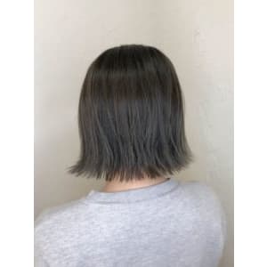 【reir下北沢】*切りっぱなしボブ+シルキーアッシュ*