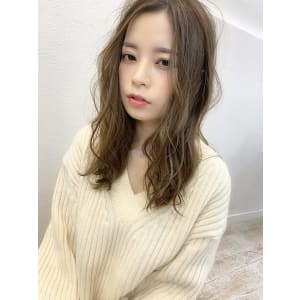 【添田】無造作カールなデジタルパーマヘルシーレイヤーウルフ