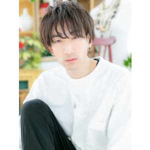 眼差し優し気◎フェザーマッシュ　エアリーショート
