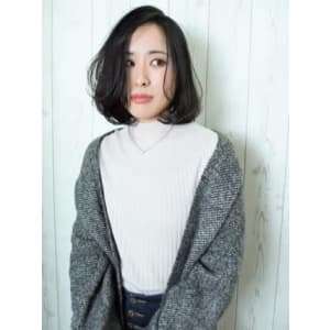 大人シンプルボブ