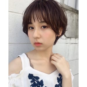 鎌倉スタイル」小顔モテひし形ショートボブ51