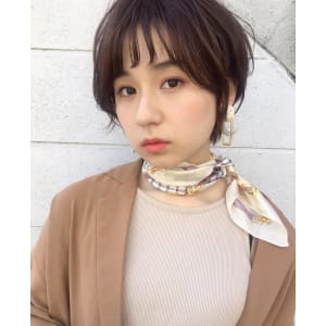 「鎌倉スタイル」小顔大人ストレートショートボブ53