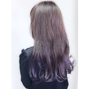 透明感抜群！パープルアッシュ