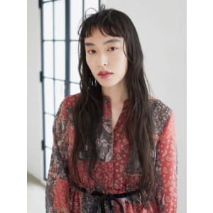 ダブルバングの個性派スーパーロング - HAIR & MAKE EARTH 高田馬場店【ヘアメイクアース タカダノババテン】掲載中