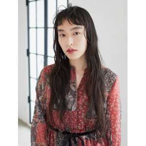 ダブルバングの個性派スーパーロング - HAIR & MAKE EARTH 山形店【ヘアメイクアース ヤマガタテン】掲載中