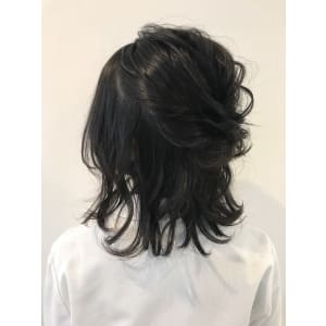 ハーフアップヘアアレンジ