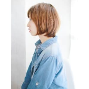 ★おろし流しの前髪の内巻きボブスタイル★ - hair make nalu 荻窪西口 すずらん通り店【ヘアメイク ナル オギクボニシグチテン スズランドオリテン】掲載中