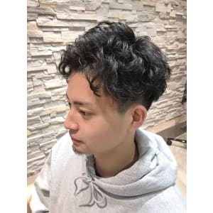爽やか２ブロック・ショートパーマスタイル☆