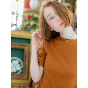 ハイトーンで外国人風!前下がりミニマムボブ ニュアンスカール - COVER HAIR bliss 川口東口駅前店【カバー ヘア ブリス】【カバー ヘア ブリス カワグチヒガシグチエキマエテン】掲載中