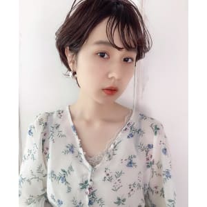 大人丸みのあるマッシュショート２