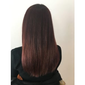 美髪チャージ＋レッドカラー♪