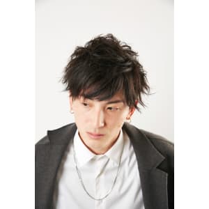 小顔ソフトツーブロック【Attirer飯田裕之】