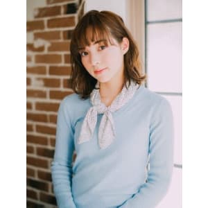 大人可愛いナチュラルボブ