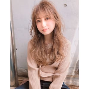 無造作パーマ 　薄めの前髪が旬【yー４６７】