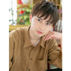 男前に仕上げる！束感・無造作ショート 　ニュアンスカール