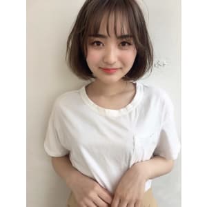 小顔モテレイヤーミニボブ