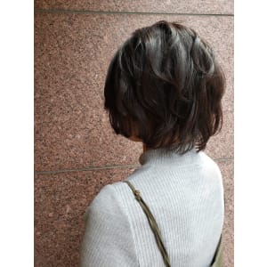 ふんわり大人柔らかショートボブ