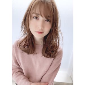顔周りレイヤーヘア【H-691】