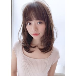 ミディアムひし形ヘア【H-693】