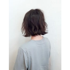 【reir下北沢】*無造作カールボブ+モカブラウン*