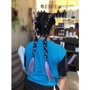 エクステを編み込んだボクサーブレイズ - EMU international 春日部本店【エムインターナショナル】掲載中