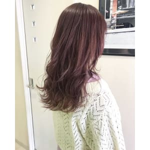 ラベンダーピンクのふわふわロング - MY hair design【マイ　ヘア　デザイン】掲載中