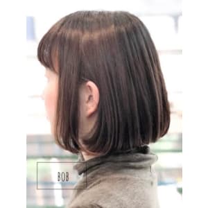 ママにも扱いやすい丸みショート