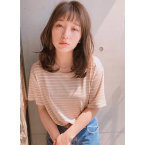 顔まわりレイヤー 重軽ミディ【y－４７４】