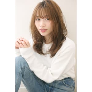 【重山祐亮】ナチュラルワンカールセミディ♪S71