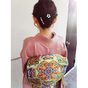 お着物に合わせたヘアセット