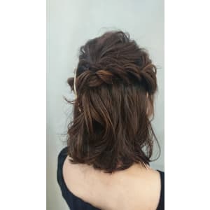 ノットヘア ヘアセット パーティー 結婚式 二次会 イベント