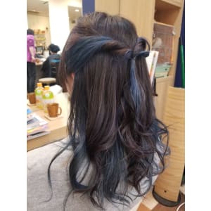 ブルーアッシュグラデーションカラー