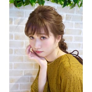 あみおろしリボンアレンジ