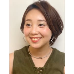 大人可愛いショートボブ♪