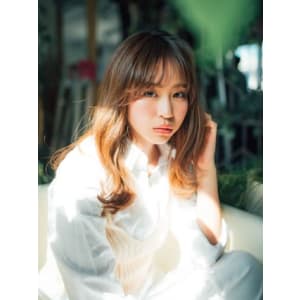 ゆるさがかわいい重ためセミロング