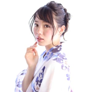 kamei☆愛され浴衣お団子ヘアアレンジ