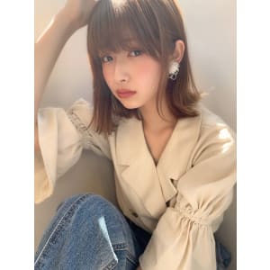 【山田】イルミナカラー切りっぱなし外ハネボブディy30