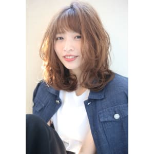 【重山祐亮】ナチュラルワンカールセミディ♪S78