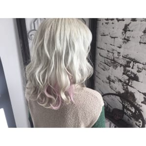 『color』ホワイト×インナーピンク
