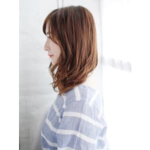 長め前髪のミックスカールスタイル - hair make nalu 荻窪西口 すずらん通り店【ヘアメイク ナル オギクボニシグチテン スズランドオリテン】掲載中