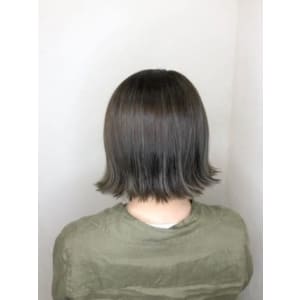 【reir下北沢】*切りっぱなしボブ+セピアアッシュ*