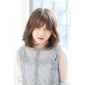 小顔♪シースルーレイヤーふわミディ 恵比寿