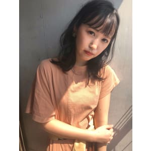 シースルーバング鎖骨ミディ【K_5】