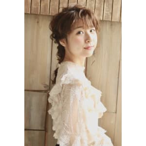 【Luana　難波】大人カジュアルゆるあみおろし