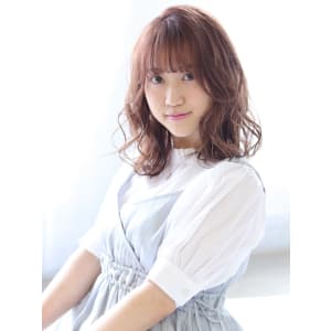 ＊星野菜美＊トレンドほつれカール×柔らかベージュ