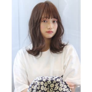 【bouquet】くびれセミディ×アッシュブラウン