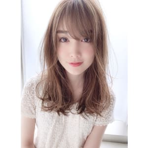 顔周りレイヤーセミディヘア【H-700】