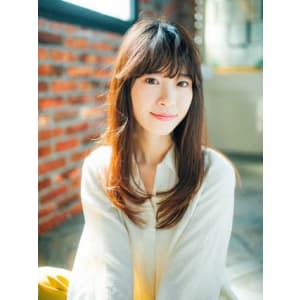 ふんわりバングのナチュラルストレート - Fuse 祖師ヶ谷大蔵店【フューズソシガヤオオクラテン】掲載中