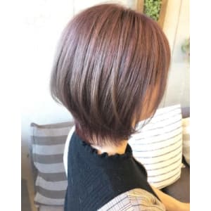 ショートボブにラベンダーピンクカラー☆ - EMU international 春日部本店【エムインターナショナル】掲載中